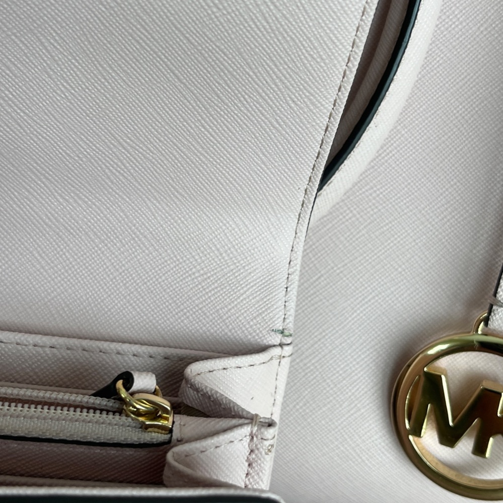 Michael Kors Pink Satchel Crossbody with Wallet - Picture 15 of 16